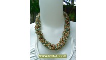 Seed Beading mix Colors Necklaces Fashion